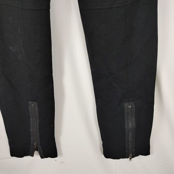 Cache Couture Black Solid Pants Skinny Ankle Zip W - Picture 6 of 6